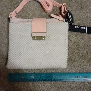 Lite pink crossover body purse